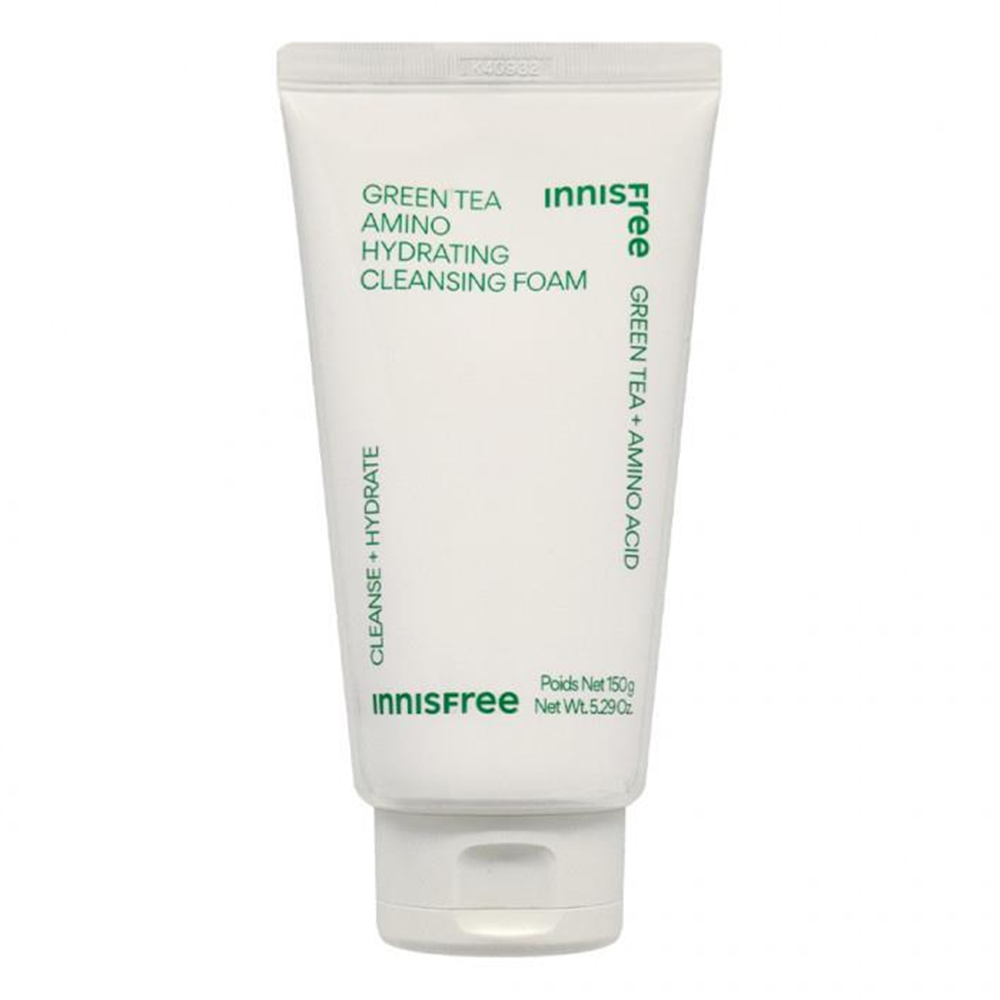 InnisFree Green Tea Foam Cleanser to Cleanse and Hydrate Skin 5.07Oz (150ml)